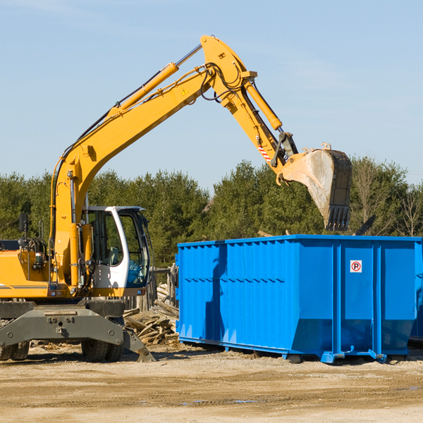 how does a residential dumpster rental service work in Montvale